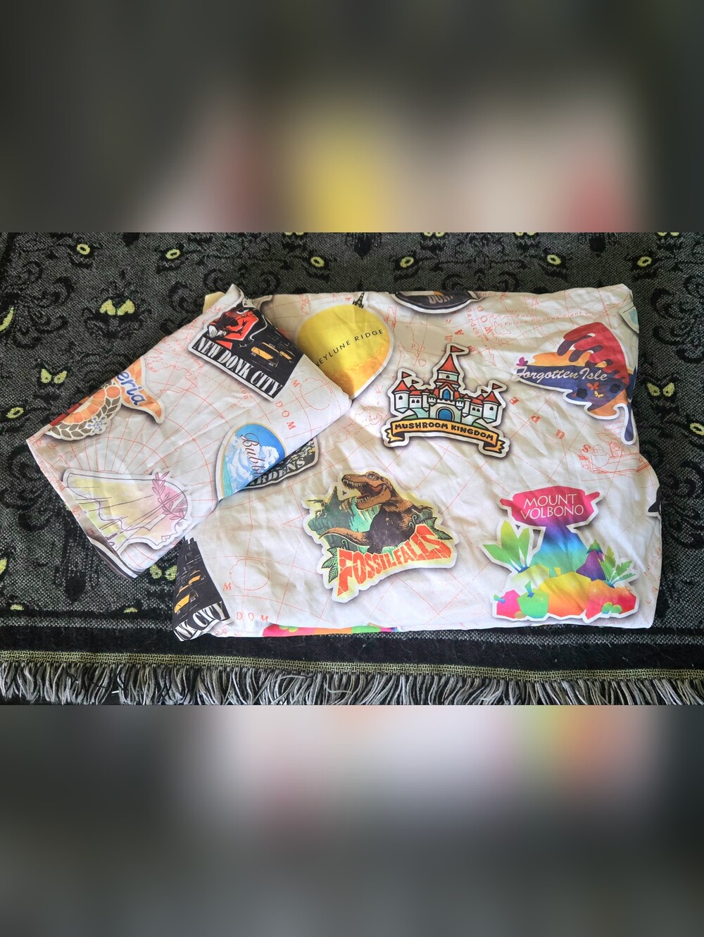 Super Mario Odyssey Twin Sheet Set